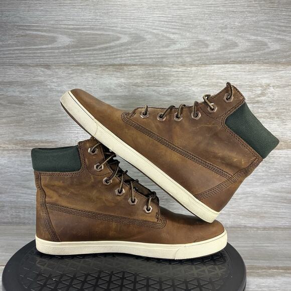 TIMBERLAND Women's Earthkeepers Brown Leather Chukka Boots Size US 8 - Picture 7 of 8